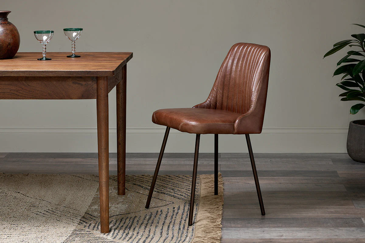 Faux Leather Dining Chairs