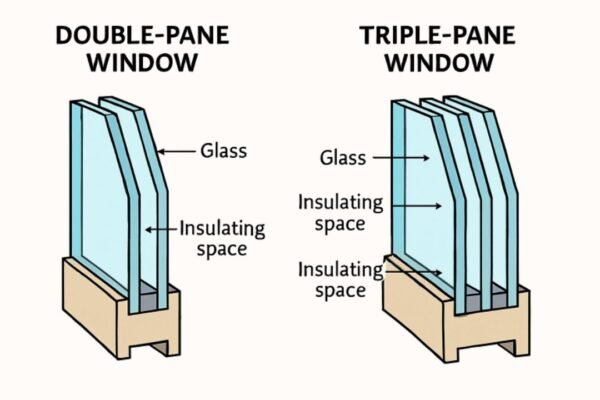 Double-Pane and Triple-Pane Windows