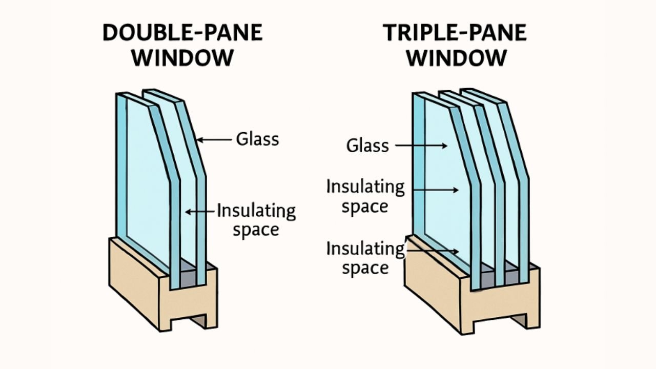 Double-Pane and Triple-Pane Windows